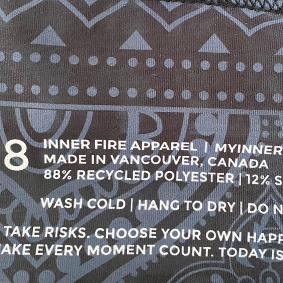 Inner Fire Cropped Leggings - Size 8 - Sacred Elephant - Picture 9 of 9